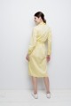 Платье-рубашка ASd015/желтый