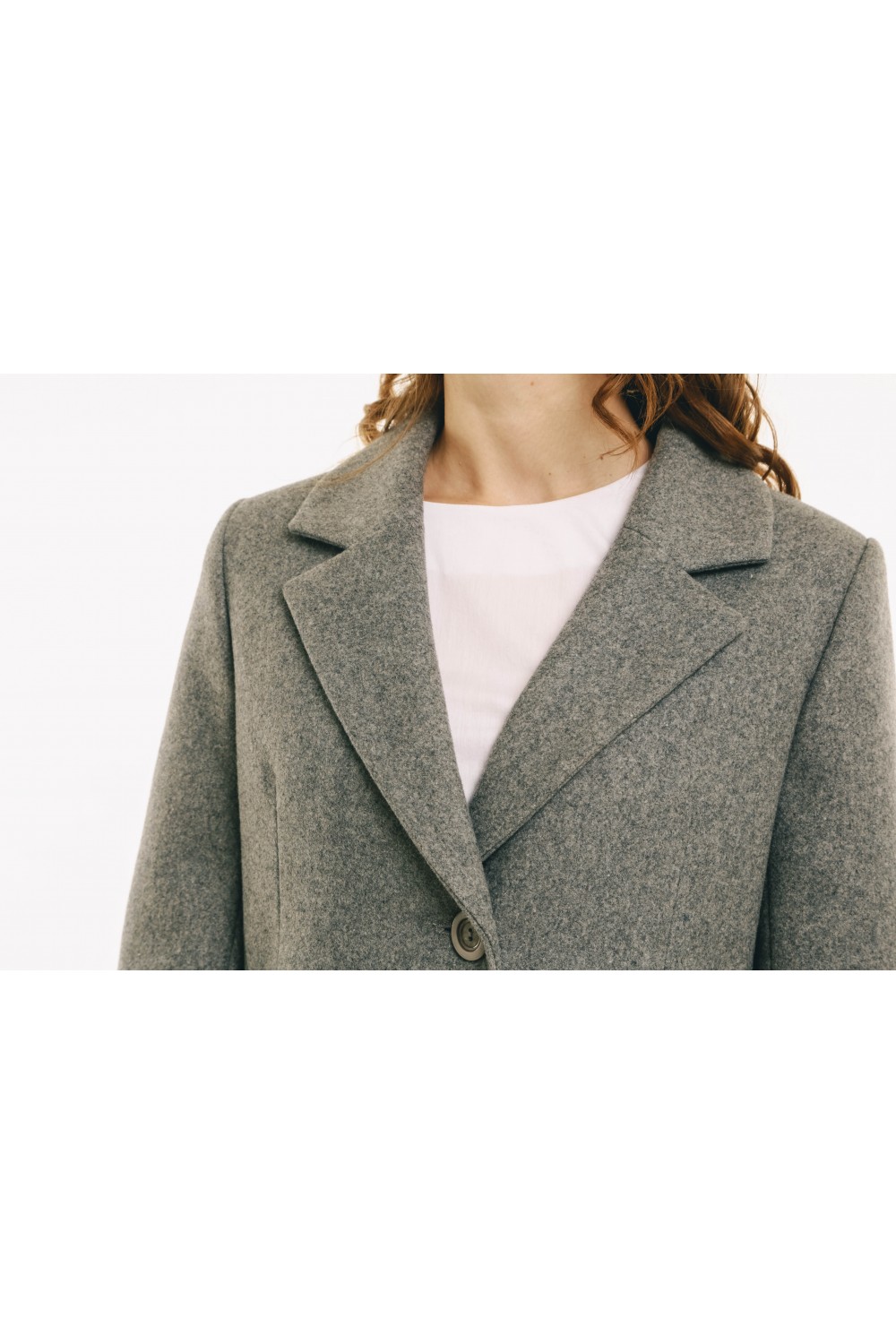 Пальто AS41/серый