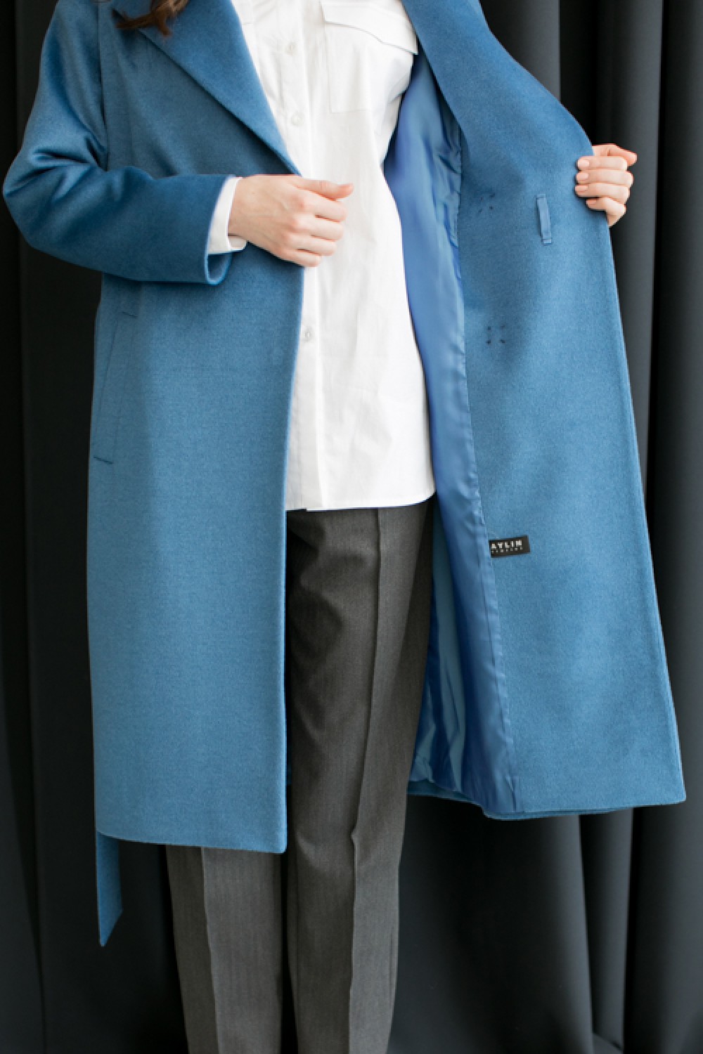 Пальто AS50-1/ярко-синий