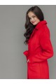 Удлиненное пальто AS55m/красный