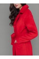 Удлиненное пальто AS55m/красный