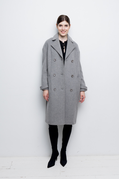 Пальто AS060ob/серый