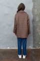 Укороченное пальто AS080gl/коричневый